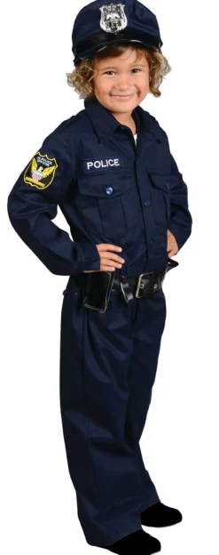 Junior Police Officer Suit with Cap and Belt