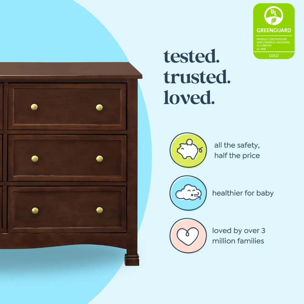 Kalani 6-Drawer Double Wide Dresser