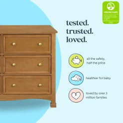Kalani 6-Drawer Double Wide Dresser