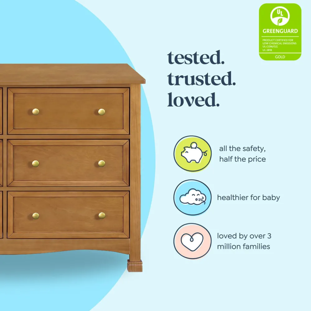 Kalani 6-Drawer Double Wide Dresser