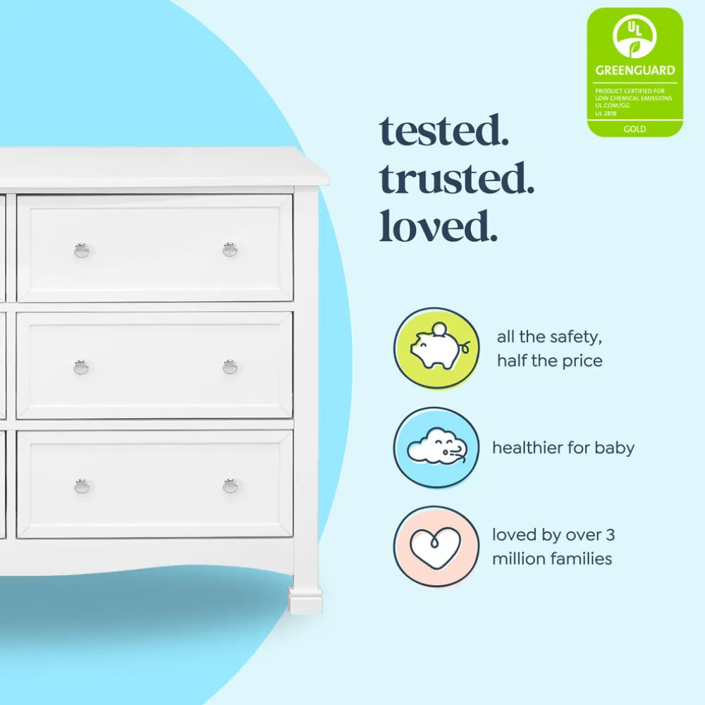 Kalani 6-Drawer Double Wide Dresser