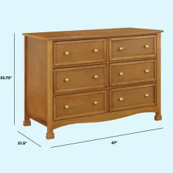 Kalani 6-Drawer Double Wide Dresser