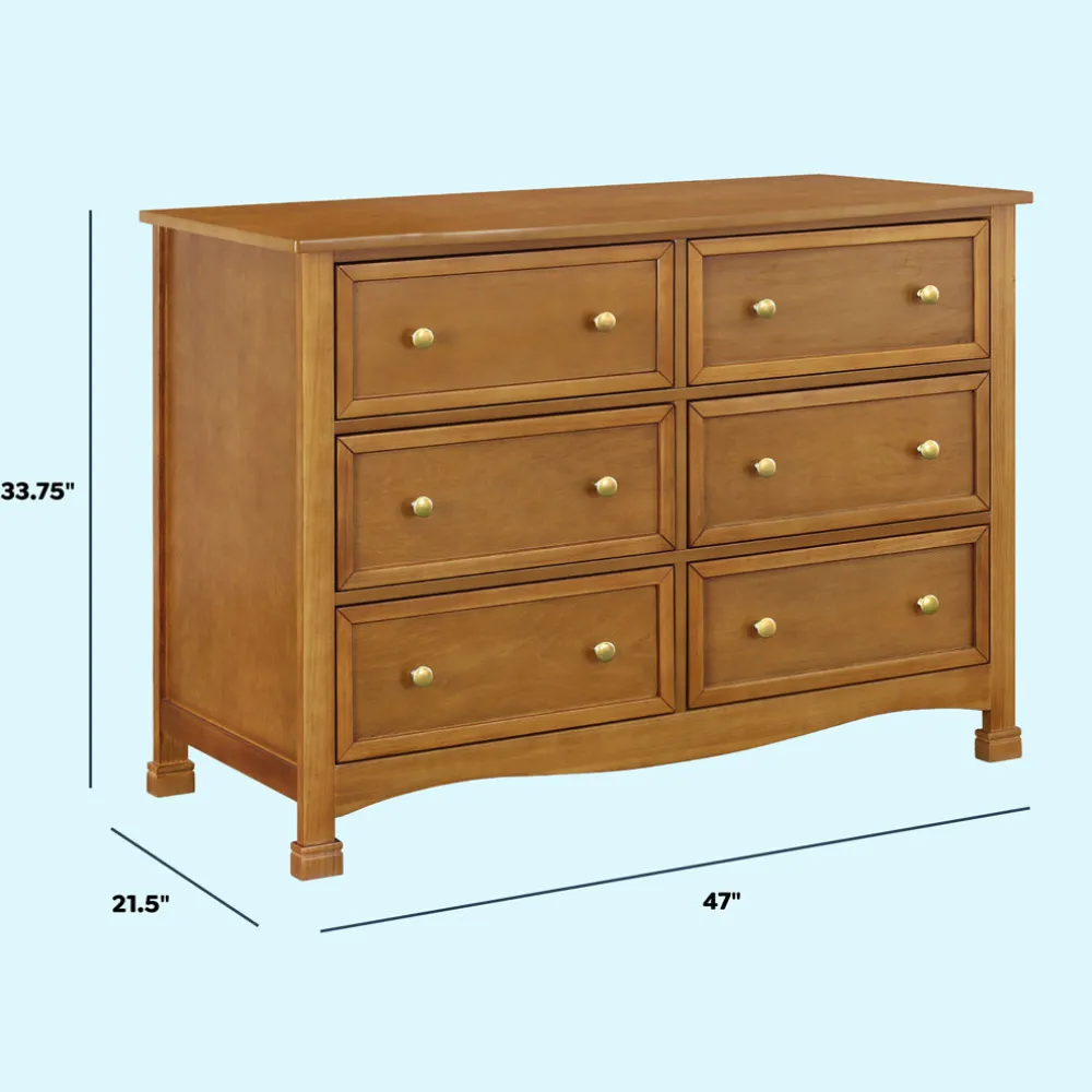 Kalani 6-Drawer Double Wide Dresser