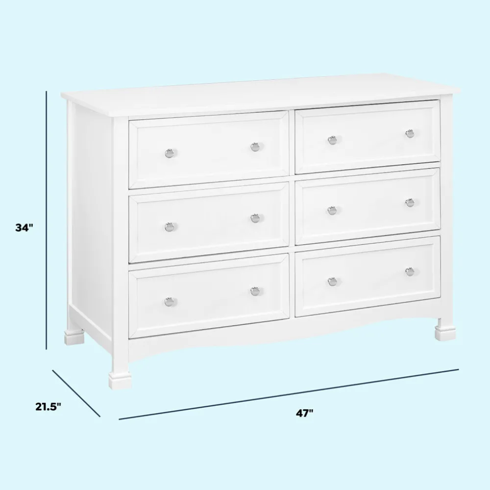 Kalani 6-Drawer Double Wide Dresser