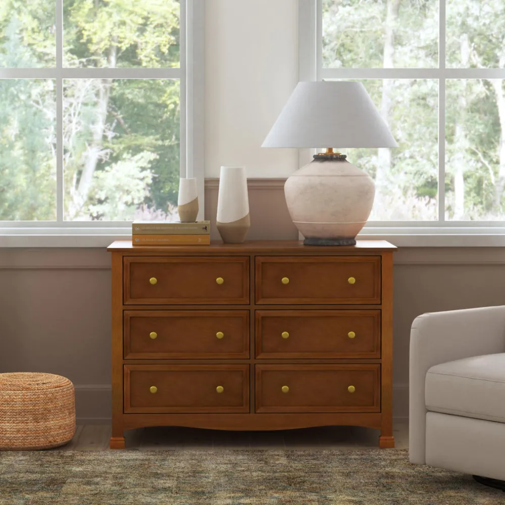 Kalani 6-Drawer Double Wide Dresser