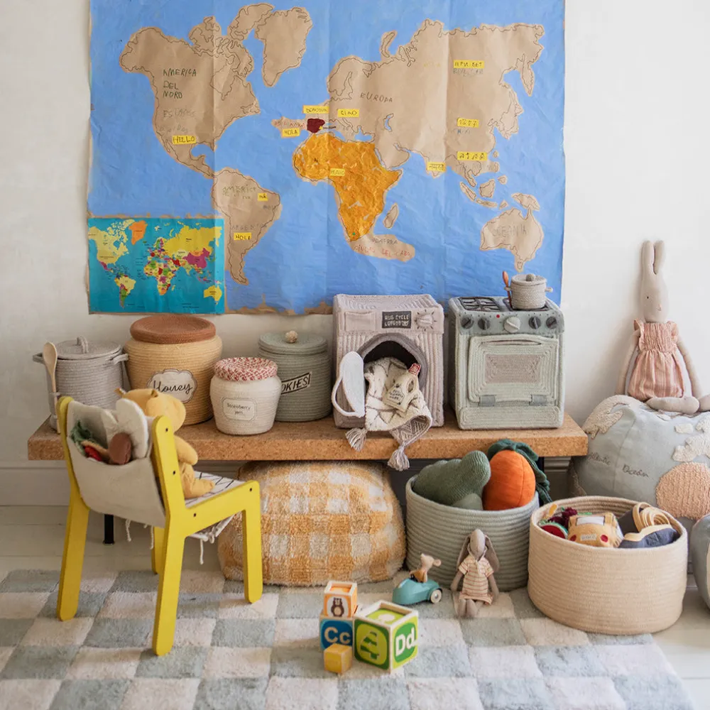 Kitchen Tiles Washable Rug