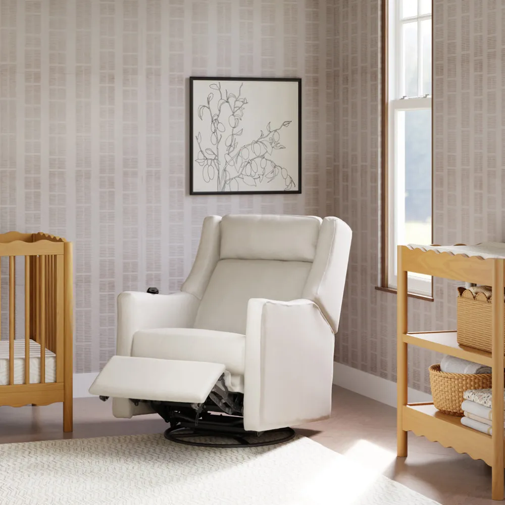 Kiwi Deluxe Power Recliner and Swivel Glider with Heat and Massage