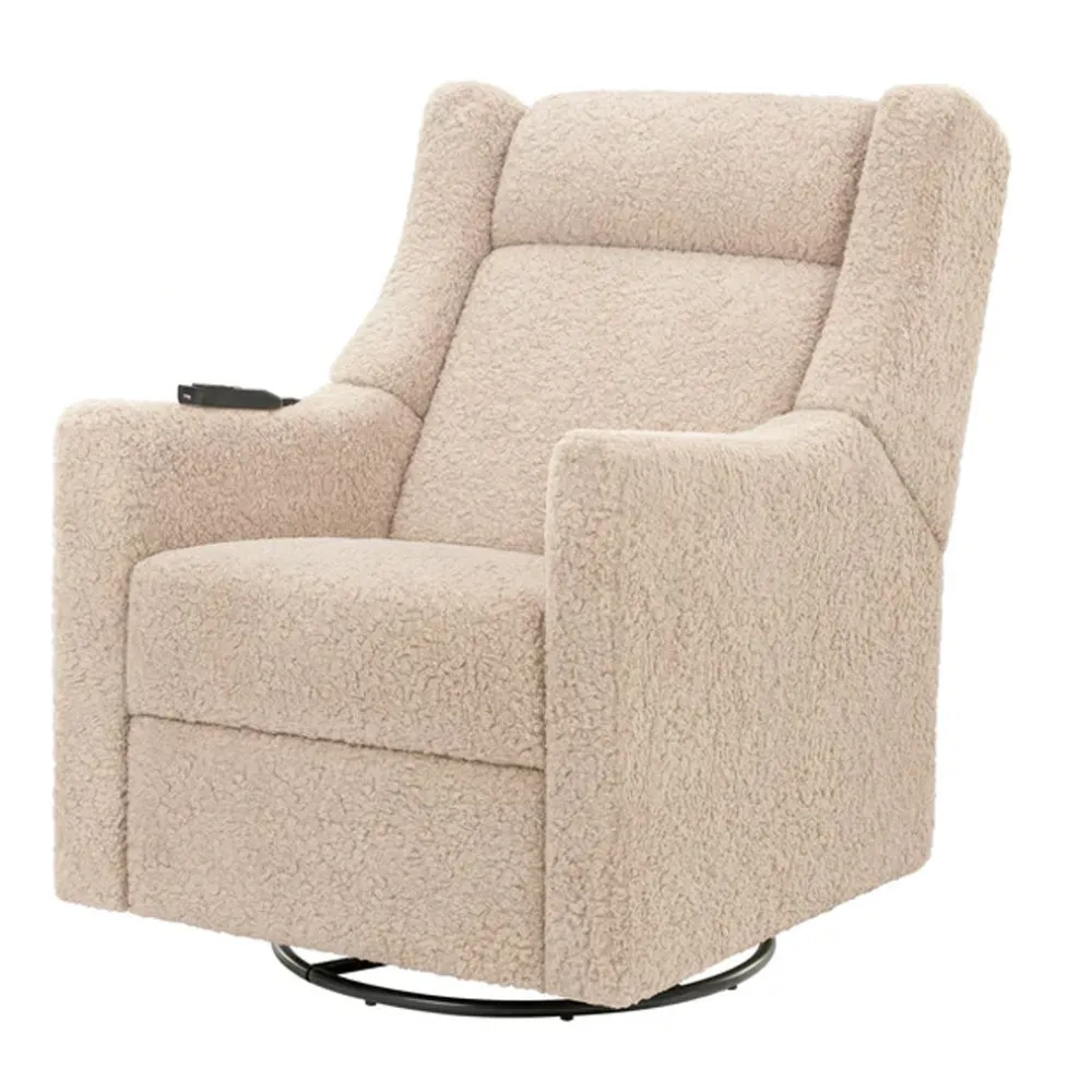Kiwi Deluxe Power Recliner and Swivel Glider with Heat and Massage