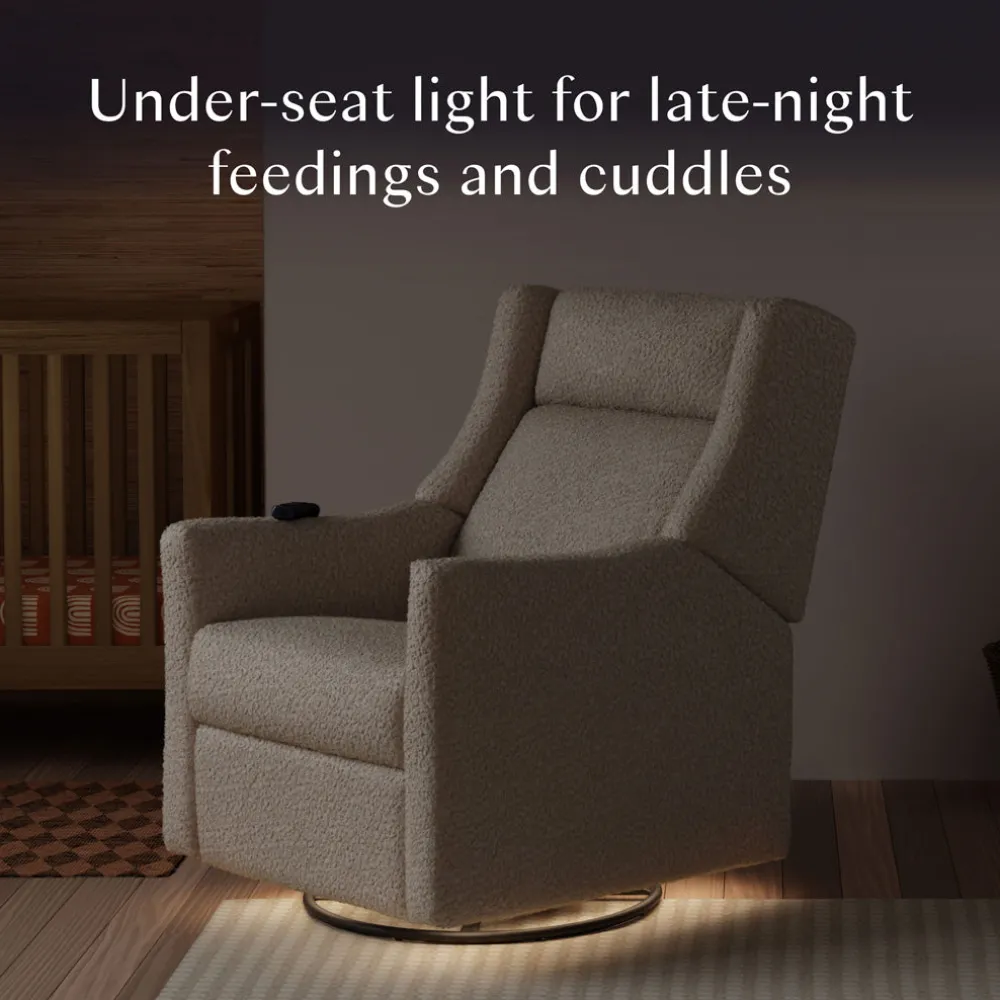 Kiwi Deluxe Power Recliner and Swivel Glider with Heat and Massage