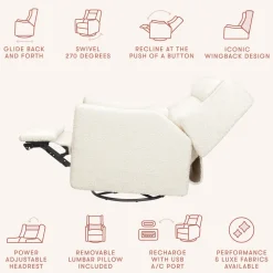 Kiwi Plus Power Recliner & Swivel Glider
