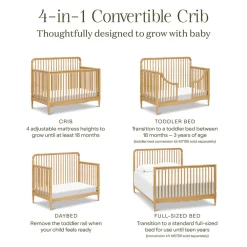 Liberty 4-in-1 Convertible Spindle Crib