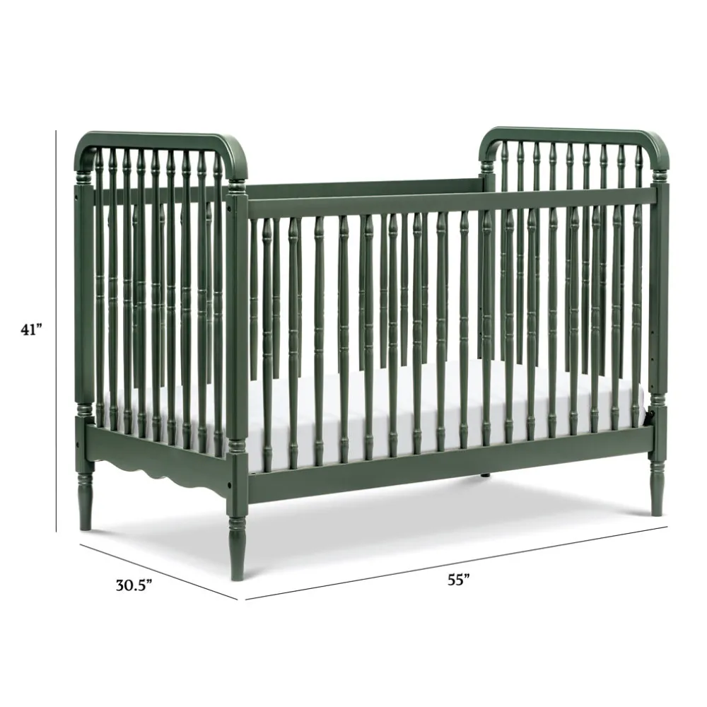 Liberty 3-in-1 Convertible Spindle Crib + Toddler Bed Conversion Kit
