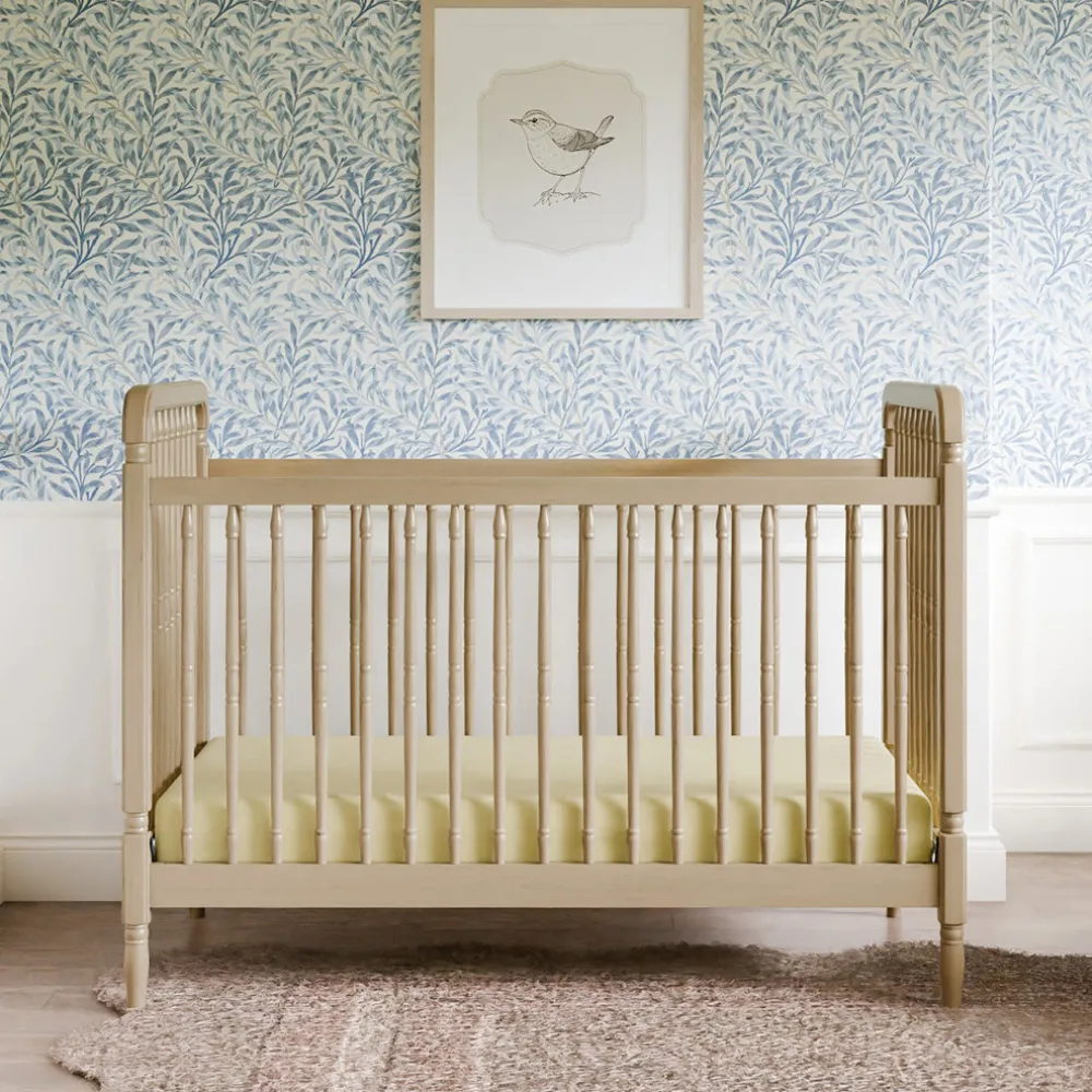 Liberty 3-in-1 Convertible Spindle Crib + Toddler Bed Conversion Kit
