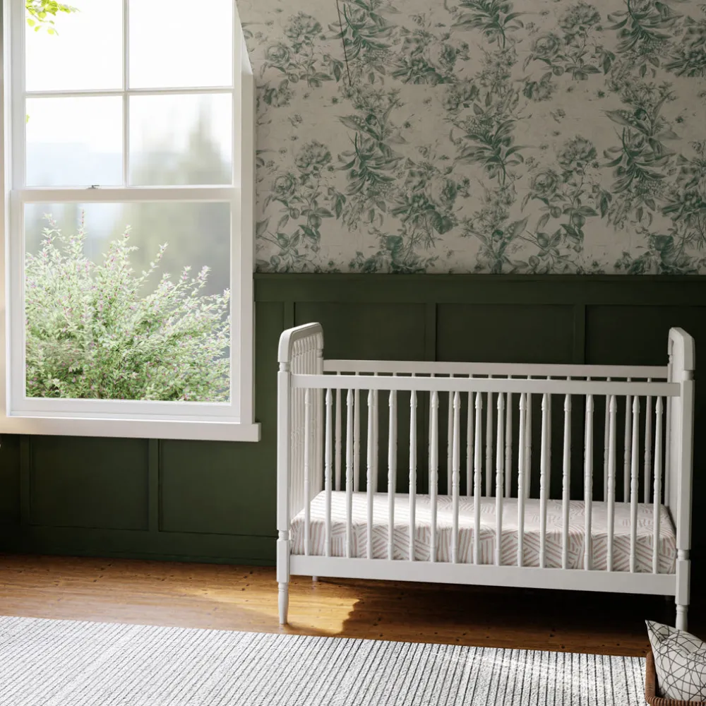 Liberty 3-in-1 Convertible Spindle Crib + Toddler Bed Conversion Kit