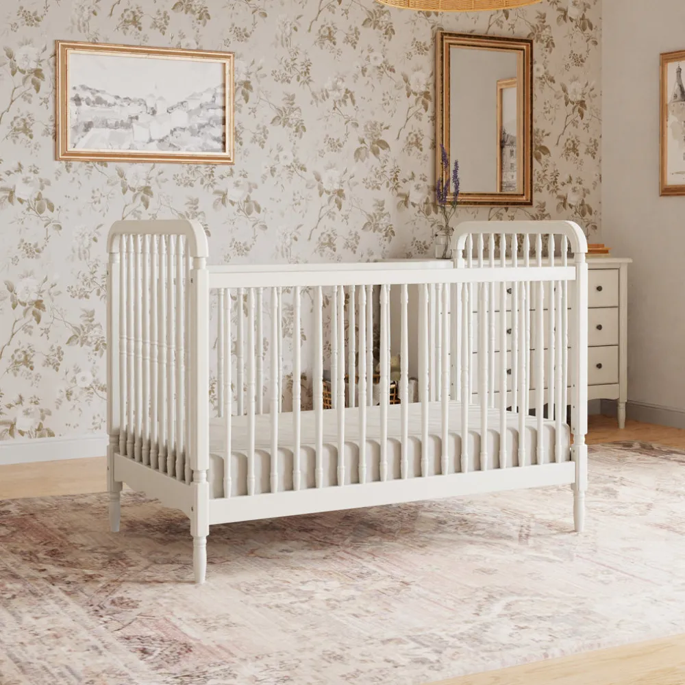 Liberty 3-in-1 Convertible Spindle Crib + Toddler Bed Conversion Kit