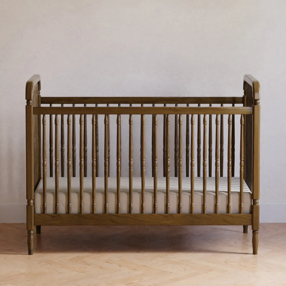 Liberty 3-in-1 Convertible Spindle Crib + Toddler Bed Conversion Kit