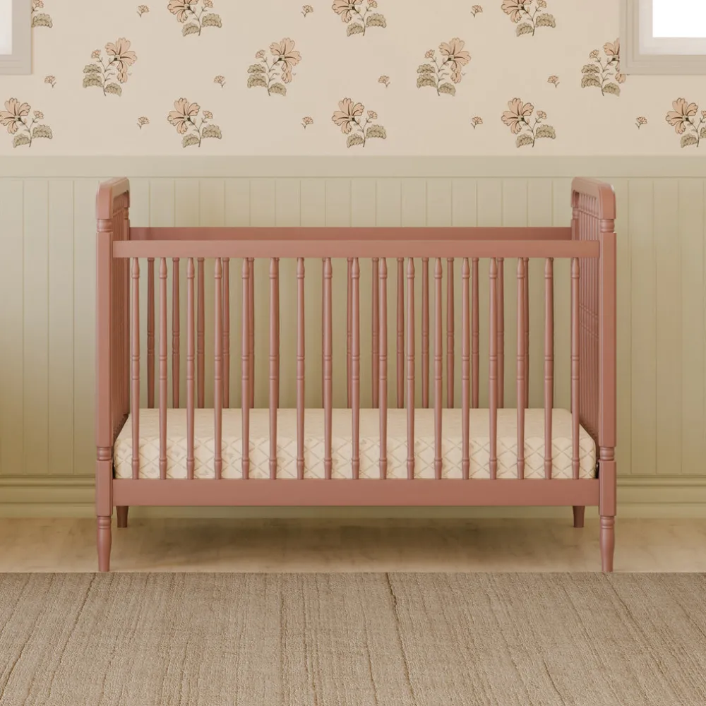 Liberty 3-in-1 Convertible Spindle Crib + Toddler Bed Conversion Kit