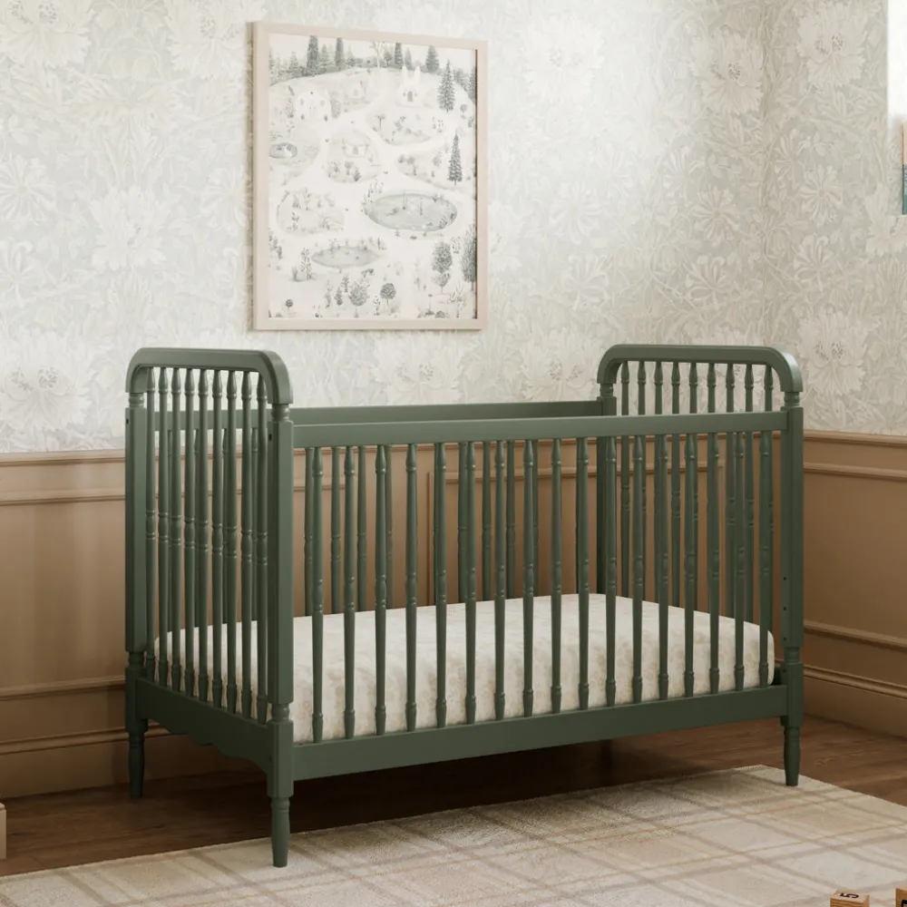 Liberty 3-in-1 Convertible Spindle Crib + Toddler Bed Conversion Kit
