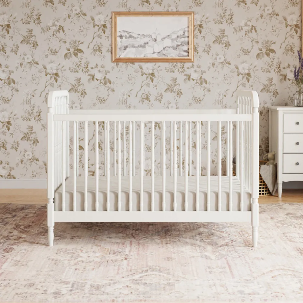Liberty 3-in-1 Convertible Spindle Crib + Toddler Bed Conversion Kit