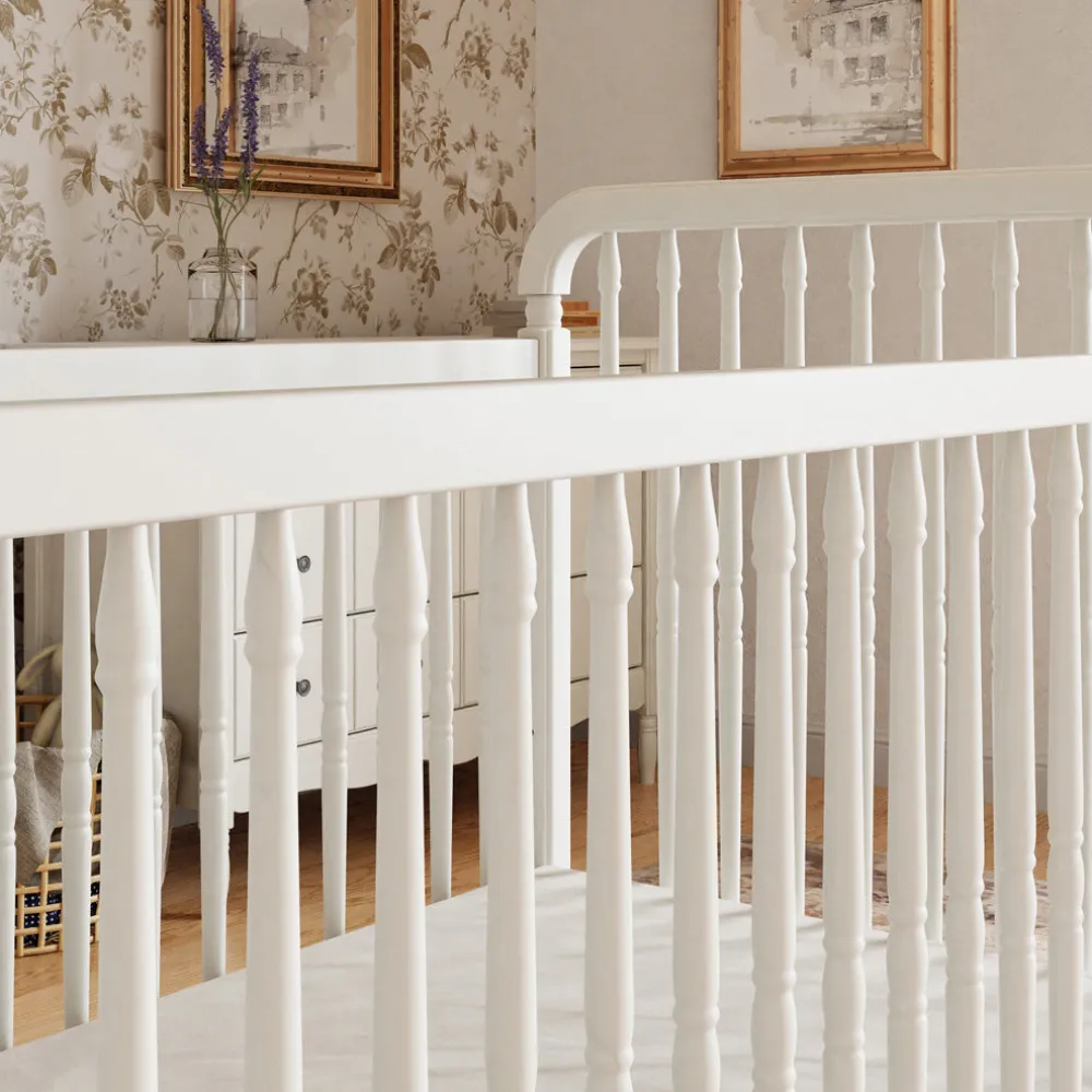 Liberty 3-in-1 Convertible Spindle Crib + Toddler Bed Conversion Kit