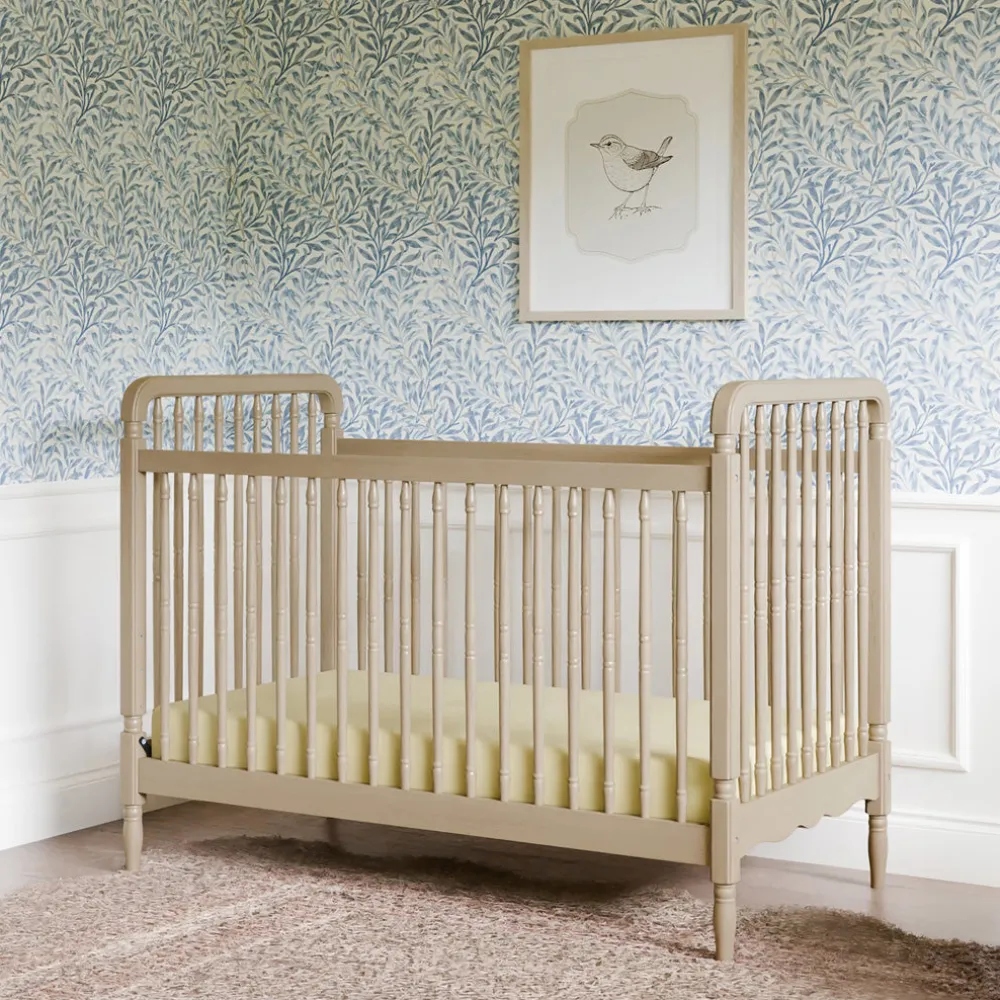 Liberty 3-in-1 Convertible Spindle Crib + Toddler Bed Conversion Kit