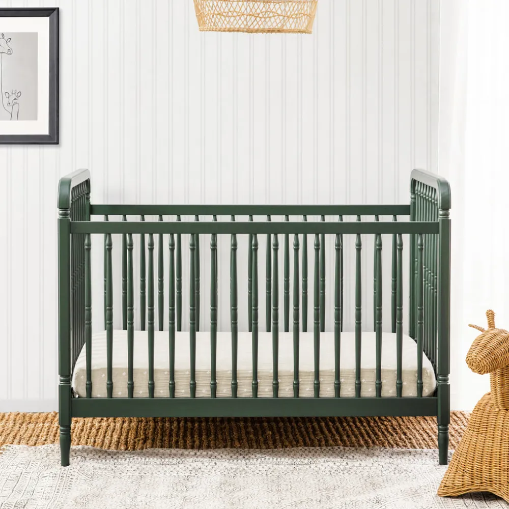Liberty 3-in-1 Convertible Spindle Crib + Toddler Bed Conversion Kit