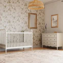 Liberty 3-in-1 Convertible Spindle Crib + Toddler Bed Conversion Kit