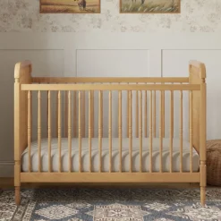 Liberty 3-in-1 Convertible Spindle Crib + Toddler Bed Conversion Kit