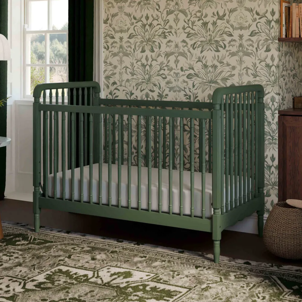 Liberty 3-in-1 Convertible Spindle Crib + Toddler Bed Conversion Kit