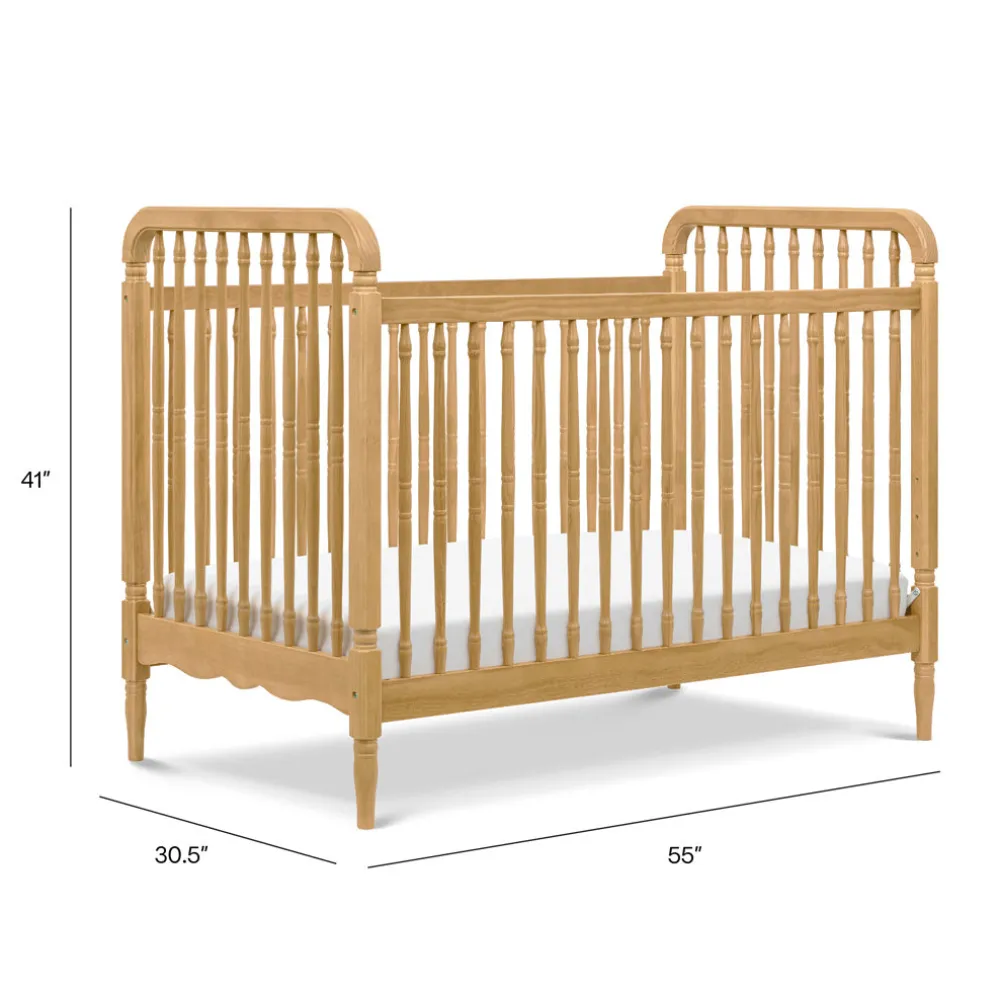 Liberty 3-in-1 Convertible Spindle Crib + Toddler Bed Conversion Kit