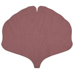 Linen Ginkgo Leaf Mat
