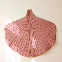 Linen Ginkgo Leaf Mat