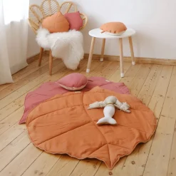 Linen Leaf Mat