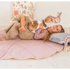 Linen Leaf Mat