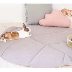 Linen Leaf Mat