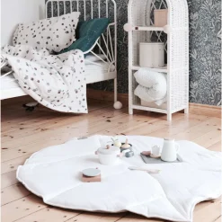 Linen Leaf Mat