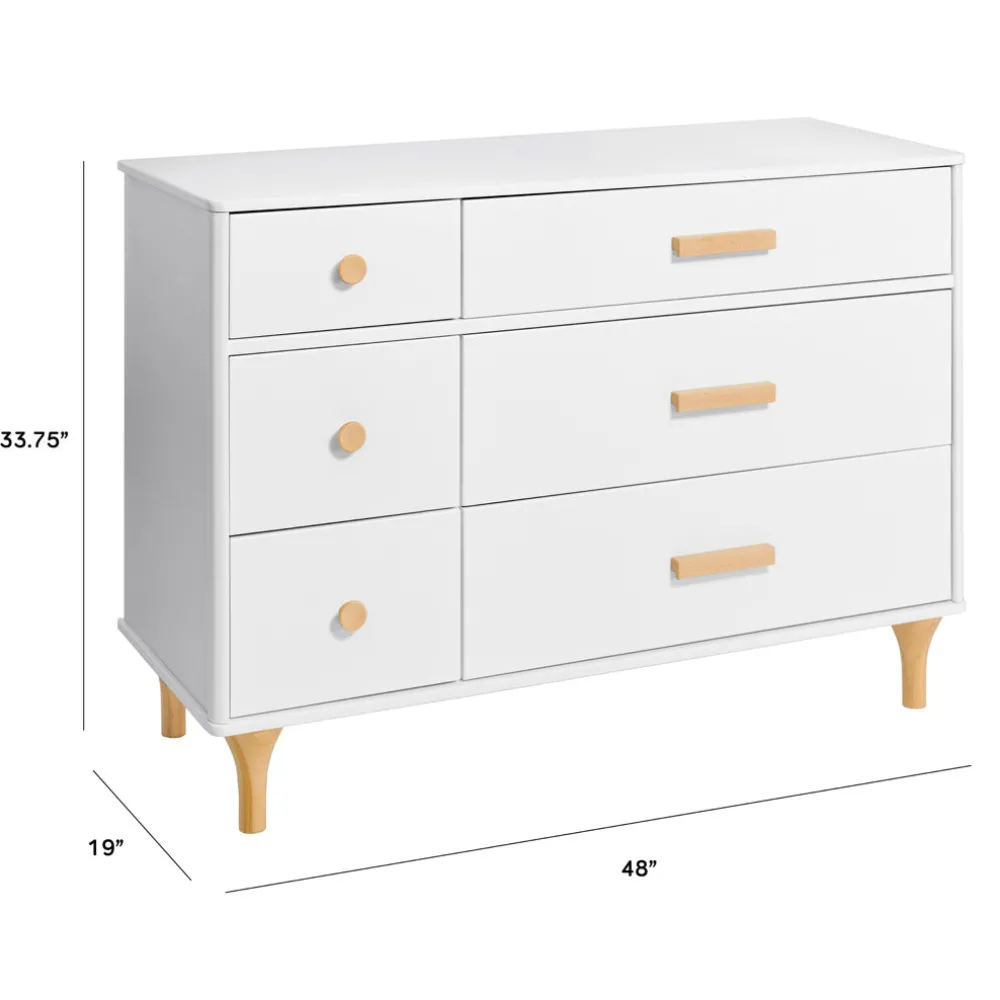 Lolly 6-Drawer Assembled Dresser (48")