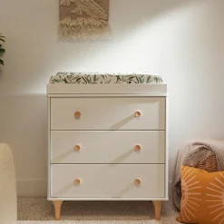 Lolly 3-Drawer Compact Changer Dresser with Removable Changing Tray (34