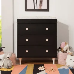 Lolly 3-Drawer Compact Changer Dresser with Removable Changing Tray (34