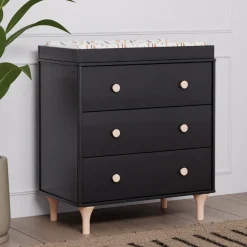 Lolly 3-Drawer Compact Changer Dresser with Removable Changing Tray (34