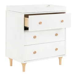 Lolly 3-Drawer Compact Changer Dresser with Removable Changing Tray (34