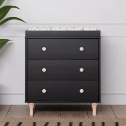 Lolly 3-Drawer Compact Changer Dresser with Removable Changing Tray (34