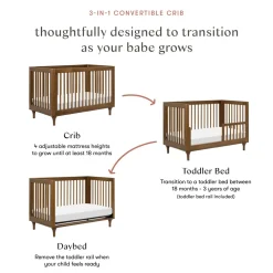 Lolly 3-in-1 Convertible Crib + Toddler Bed Conversion Kit