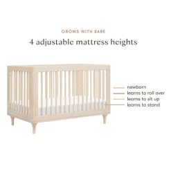 Lolly 3-in-1 Convertible Crib + Toddler Bed Conversion Kit