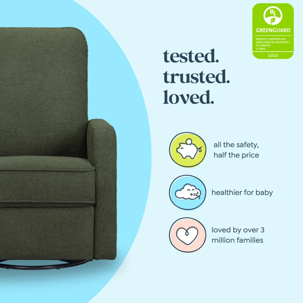 Lucas Pillowback Swivel Recliner