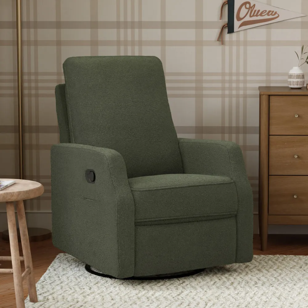 Lucas Pillowback Swivel Recliner