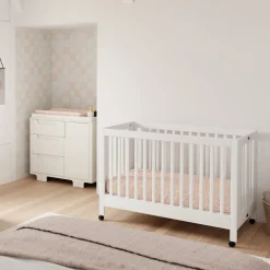 Maki Portable Folding Crib + Conversion Kit