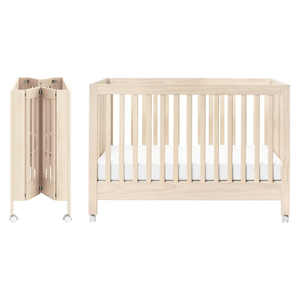 Maki Portable Folding Crib + Conversion Kit
