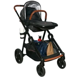 Maverick Single to Double Stroller With Toddler Seat