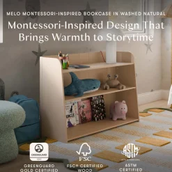 Melo Montessori-Inspired Bookcase